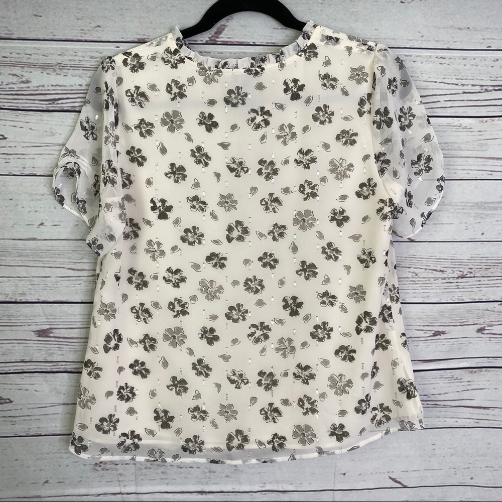 Talbots Patterned Blouse - image 5